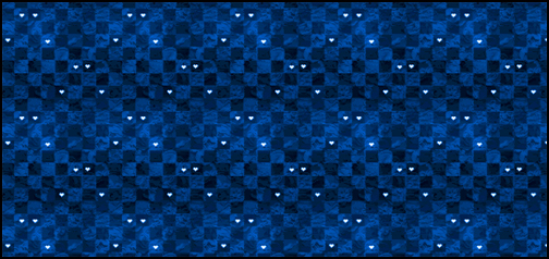 Animated Blue Hearts Checker Board 