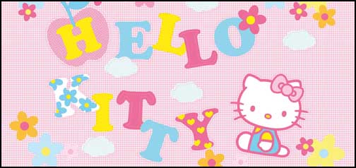 Patchy Hello Kitty Background