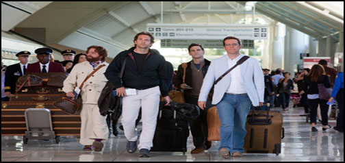 The Hangover Part 2 at the Airport.
