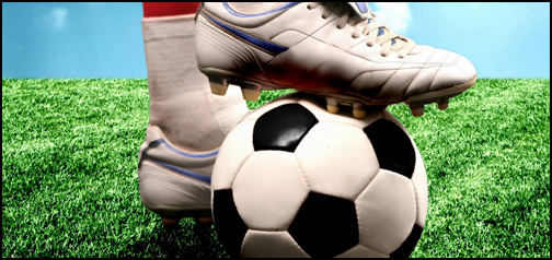 Soccer Boot and Ball 