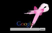 Pink Ribbon With Butterfly